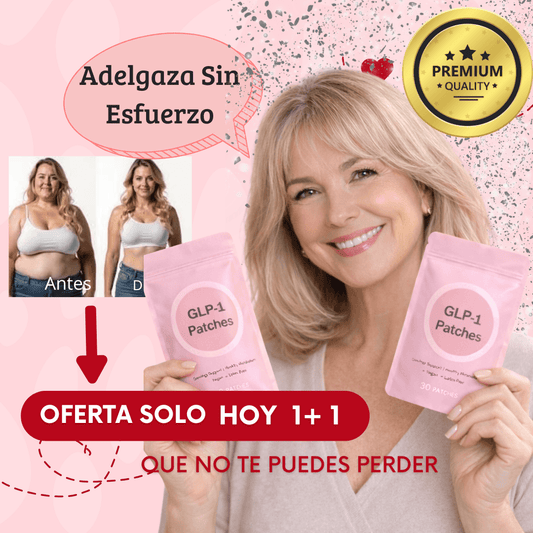 Parches GLP-1 Control de peso. Apoyo diario para el control del apetito y el metabolismo